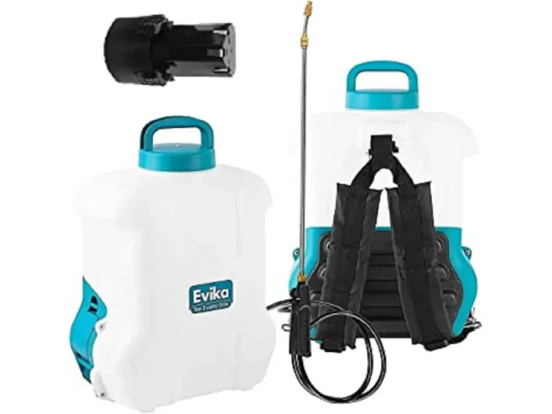 PROREGAL TOMMY Akku Drucksprühgerät 16 Liter110 cm SprühlanzeLi-Ion Batterie mit Ladegerät
